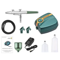 Aerograf z kompresorem airbrush 12V 1.5/2A