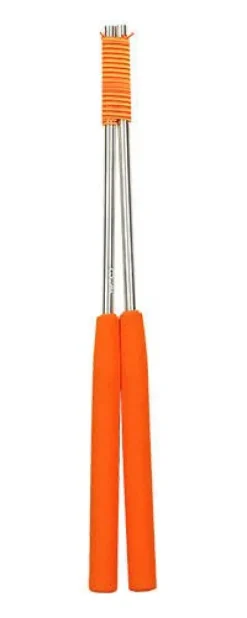 Aluminiowe kije do diabolo 32,5 cm kolor POMARAŃCZOWY Henry`s