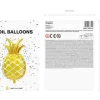 Ananas balon foliowy złoty 38x63 cm