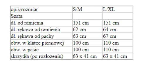Anioł szata strój dla dorosłych