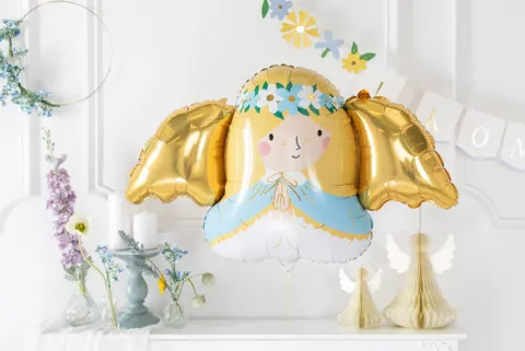 Aniołek balon foliowy 103x58 cm