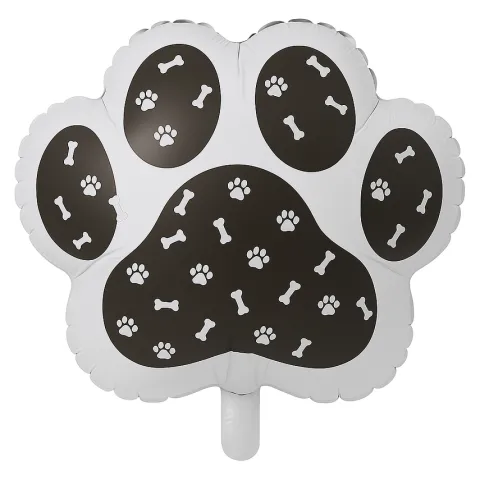 Łapa psia łapka balon foliowy 50 cm czarna
