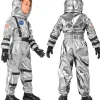 Astronauta srebrny strój dla dzieci