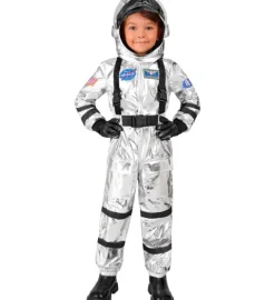 Astronauta srebrny strój dla dzieci