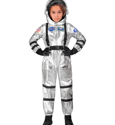 Astronauta srebrny strój dla dzieci