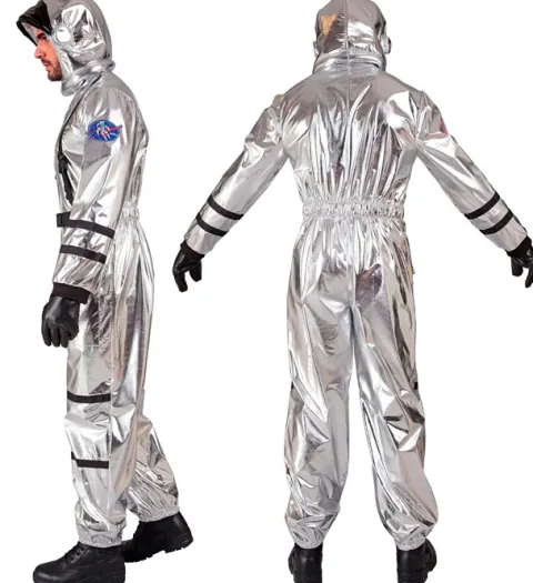 Astronauta srebrny strój dla dorosłych
