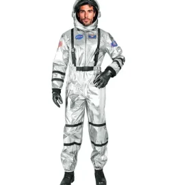 Astronauta srebrny strój dla dorosłych