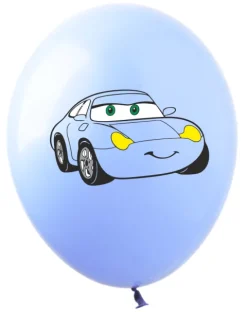 Auta, Cars balony gumowe z nadrukiem 10 szt. mix