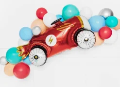 Auto czerwone balon foliowy 111x63 cm
