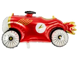 Auto czerwone balon foliowy 111x63 cm