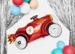 Auto czerwone balon foliowy 111x63 cm