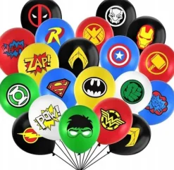 AVENGERS balony gumowe z nadrukiem 15 szt. mix