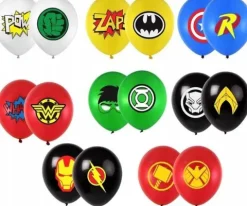 AVENGERS balony gumowe z nadrukiem 15 szt. mix