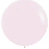 Balon 24 cale Sempertex Solid 1 szt. Pastel Pink