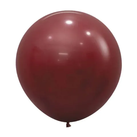 Balon 24 cale Sempertex Solid 1 szt. Merlot