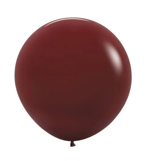 Balon 24 cale Sempertex Solid 1 szt. Merlot