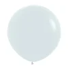 Balon 24 cale Sempertex Solid 1 szt. White