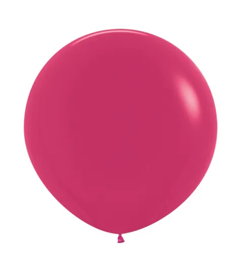 Balon 24 cale Sempertex Solid 1 szt. Raspberry