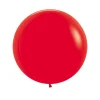 Balon 24 cale Sempertex Solid 1 szt. Red