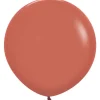 Balon 24 cale Sempertex Solid 1 szt. Terracotta