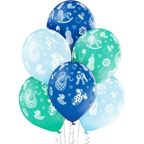 Balon Baby Boy (roczek, urodziny) 12" 1 szt.