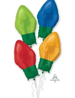 Balon Bożonarodzeniowa lampka 55 cm
