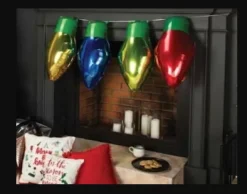 Balon Bożonarodzeniowa lampka 55 cm