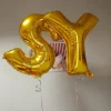 Balon foliowy alfabet LITERA ZŁOTA 32 cale / 57 cm (NA HEL)