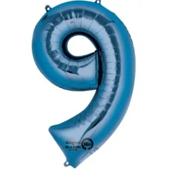 Balon foliowy Anagram Maxi Cyfra Niebieski