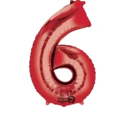 Balon foliowy Anagram Maxi Cyfra Czerwony