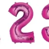 Balon foliowy Anagram Maxi Cyfra Różowy