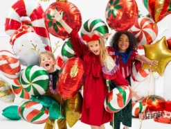 Balon foliowy Cukierek Świąteczny 35 cali
