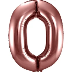 BALON foliowy CYFRA 86 cm Chocolate BRĄZOWA