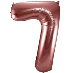 BALON foliowy CYFRA 86 cm Chocolate BRĄZOWA