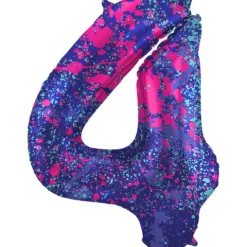 BALON foliowy CYFRA 86 cm Paint Splash