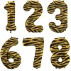 BALON foliowy CYFRA 86 cm Tiger Chic
