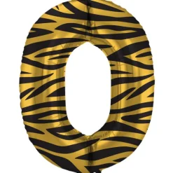 BALON foliowy CYFRA 86 cm Tiger Chic