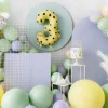Balon foliowy CYFRA 3 GEPARD 68 x 98 cm