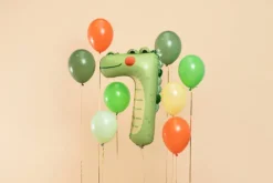 Balon foliowy CYFRA 7 KROKODYL 56 X 85 cm