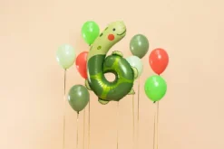Balon foliowy CYFRA 6 ŻÓŁW 68 x 98 cm