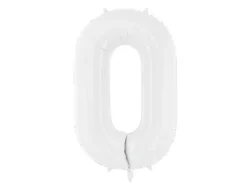 Balon foliowy CYFRA BIAŁA 86 cm