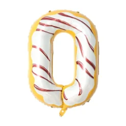 Balon foliowy CYFRA ciasteczko donut 40