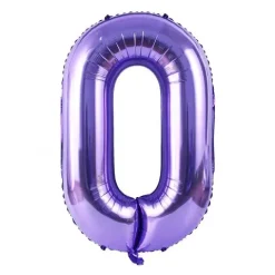 Balon foliowy CYFRA FIOLETOWA 40" 85 cm