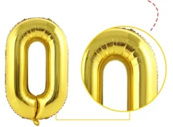 Balon foliowy CYFRA NIEBIESKA 32" 67 cm (na hel)