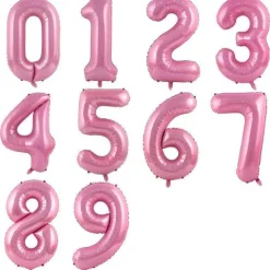 Balon foliowy CYFRA RÓŻOWA Baby Girl 40" 85 cm