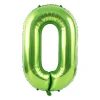 Balon foliowy CYFRA ZIELONA 40" 85 cm