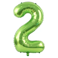 Balon foliowy CYFRA ZIELONA 40" 85 cm