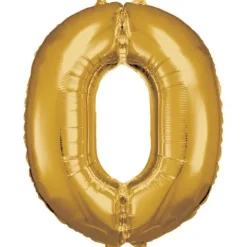 Balon foliowy CYFRA złota seria Large ok. 88 cm Anagram