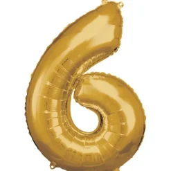 Balon foliowy CYFRA złota seria Large ok. 88 cm Anagram