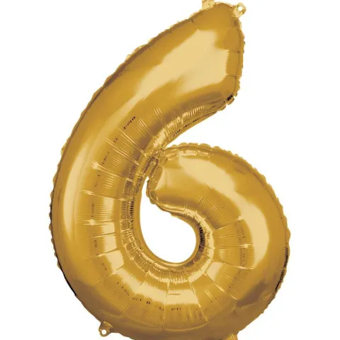 Balon foliowy CYFRA złota seria Large ok. 88 cm Anagram